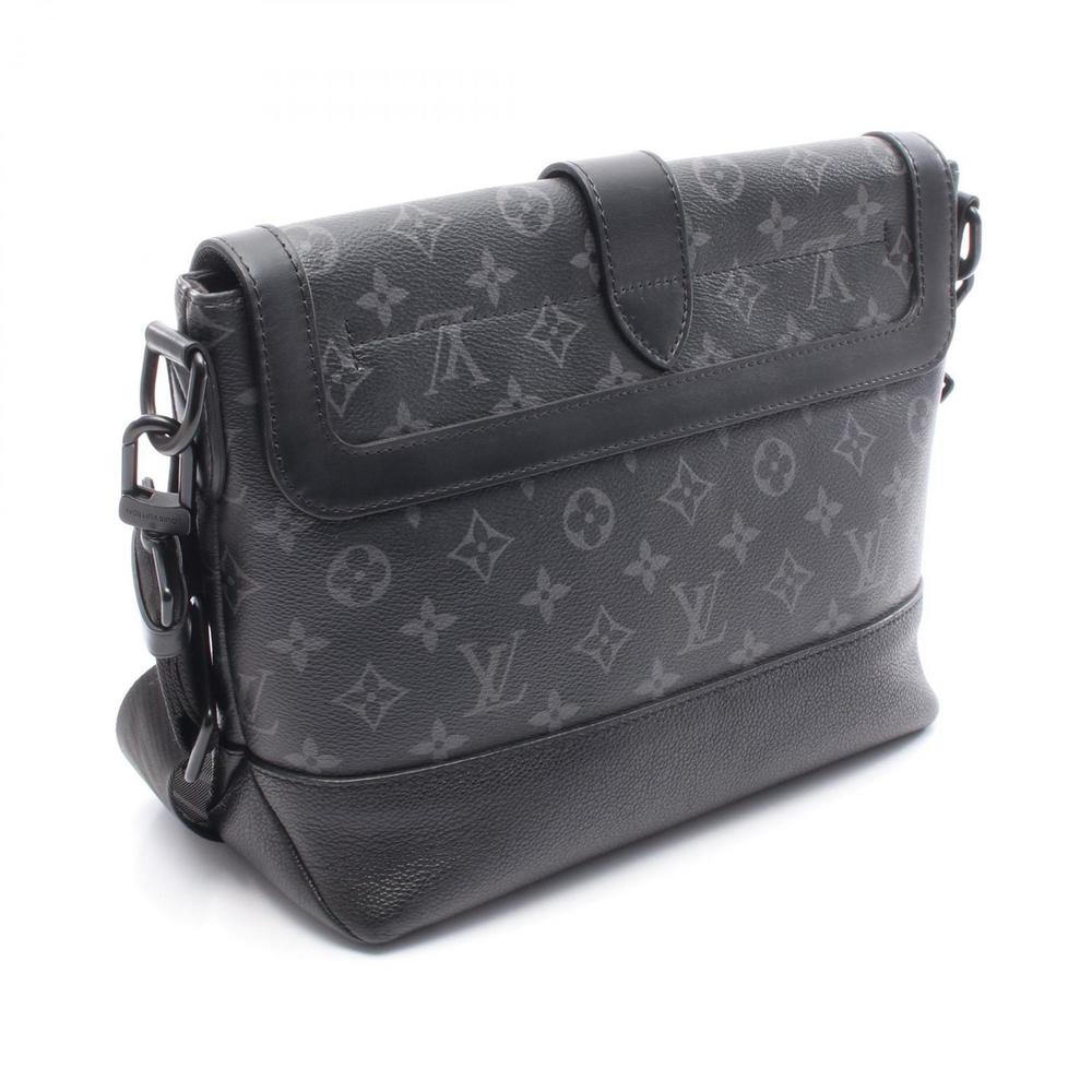 Louis Vuitton Leather Black Eclipse Shoulder Bag … - image 1